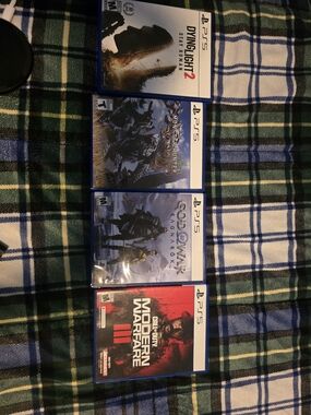 Sony PS5 Game Bundle - Blue, White, Black, Red Covers